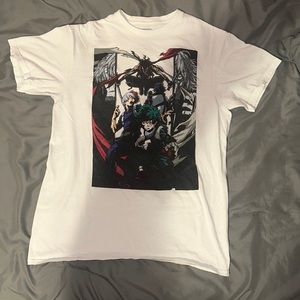 My Hero Academia funimation anime men’s medium or unisex white t-shirt